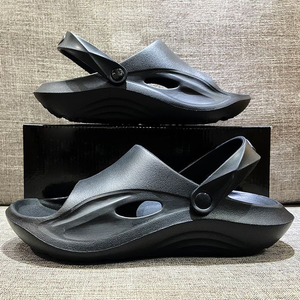 Crestar Men's New Platform Slippers Summer Fashion Thick Sole EVA Beach Shoes With Arch Support Soft Insole Unisex House Sandals_vogvips.com