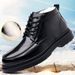 European Warm Series 2025 Casual Large Leather Formal Business Fashion Autumn Winter Men's Black Single Shoes_vogvips.com