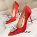 Fashion Women S Luxury Rhinestone Pointed High Heels For Elegant Wedding Shoe Designer Shoes Zapatos Mujer_vogvips.com
