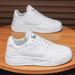Men's Spring Thick Soled Height Increasing Waterproof Anti Slip Black White Panda Sports Leisure For Men And Teenagers,_vogvips.com