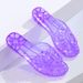 New Bathroom Plastic Slippers For Outdoor Wear, Summer Crystal Slippers For Women, Non-Slip Transparent Odor-Resistant Jelly Slippers_vogvips.com