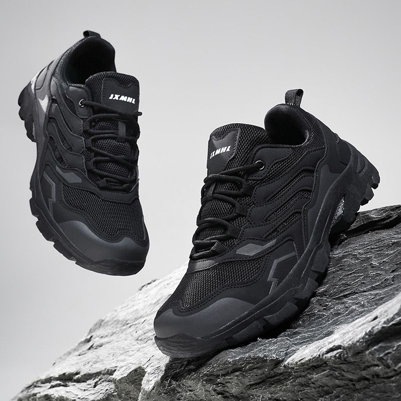 Off-road Running Shoes Men's Large Size Short-distance Hiking Shoes Couple Outdoor Mountaineering Sneakers Spot_vogvips.com