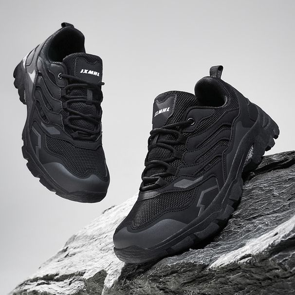 Off-road Running Shoes Men's Large Size Short-distance Hiking Shoes Couple Outdoor Mountaineering Sneakers Spot_vogvips.com