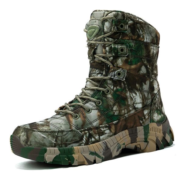 Tactical Boots, Outdoor Hiking, Wear-resistant Training Shoes, High Top Combat Boots For Men_vogvips.com
