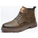 Wangjia Men's Martin 2023 New Winter Plush Thickened Cotton Shoes Casual Trendy High-top Versatile Warm Boots_vogvips.com