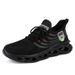 New Leisure With Fly Woven Mesh Surface, Breathable And Trendy Men's Shoes, Thick Sole, Lightweight, Plus Size, Low Top_vogvips.com
