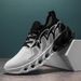 ELUVA Running Shoes For Men Lightweight Knitted Mesh Breathable Non Slip Flat Shoes Outdoor Basketball Tennis Walking Sneakers_vogvips.com