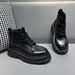 European Warm Series Meilade Martin Thick Sole Leather Shoes Men's Autumn Winter Thickened New 2025 Casual Work Boots_vogvips.com