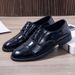 Men's Shoes Spring And Autumn New Fashion Business Formal Leather Shoes Versatile Round Head Breathable Casual Shoes Men's Business Leather Shoes Men_vogvips.com