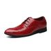 Winklepickers Glossy Casual Leather Business Trendy Large Size Versatile Pointed Toe Men's Shoes_vogvips.com
