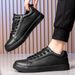 Men Casual Breathable White Sneakers Fashion Driving Walking Tennis Shoes For Male Skate Flats_vogvips.com