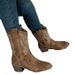 New Plus Size Women's For Autumn And Winter, V-neck Embroidered Sleeve, Thick Heel Knight , Midsole Pointed Cowboy_vogvips.com