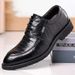 European Warm Series Autumn Winter Pointed Business Formal Casual Leather Sole British Style Soft Surface Height Increasing Breathable Men's_vogvips.com
