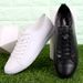 Hollow Board Shoes Men's Velvet Cotton Cowhide, Soft-soled Casual Men's Shoes Breathable Low-top White Shoes_vogvips.com
