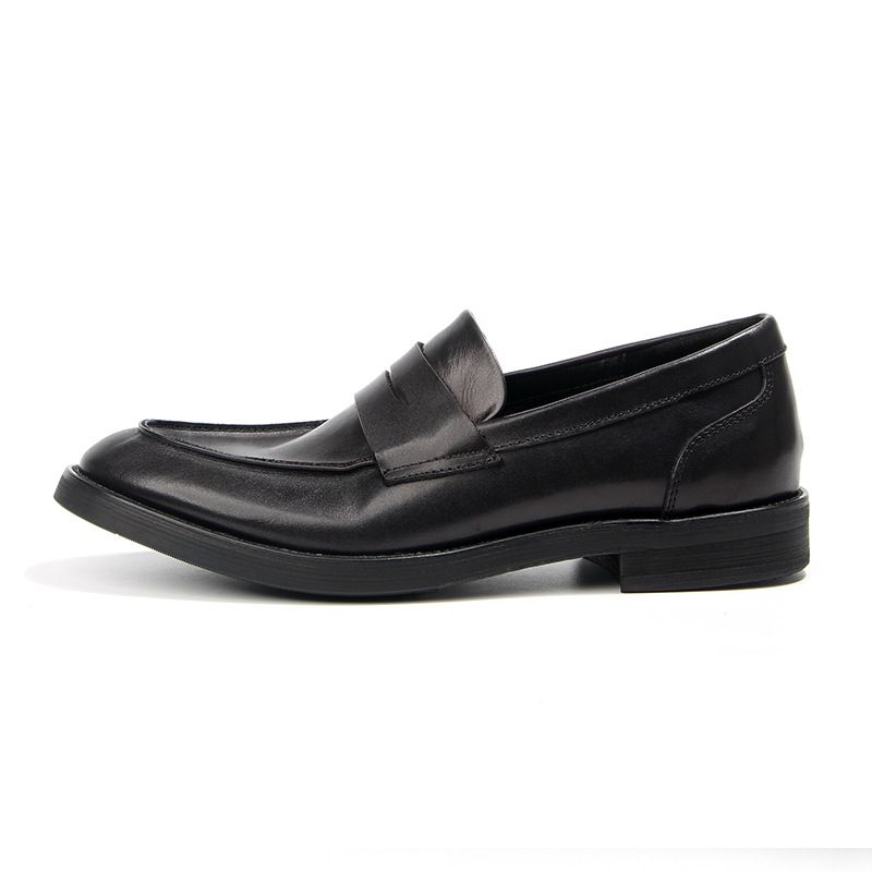 Euro Step Inner Stitching Craft Loafers Color Rubbing Vintage Leather Shoes Casual Slip-On First Layer Cowhide 1107-16_vogvips.com