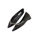 Women's Style Rhinestone Pointed Toe Wedge Heel Flat Shoes Shallow Mouth Slip-On Mary Jane Evening Shoes Style Women's Ballet Flats_vogvips.com