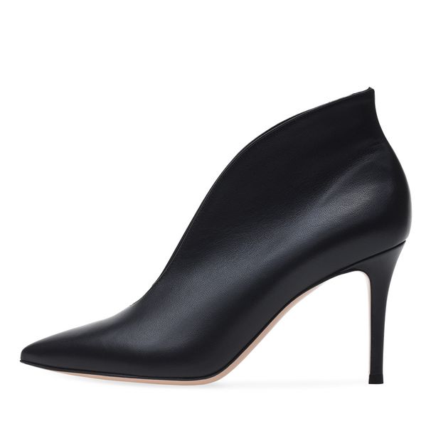 ShoeVault European American Style Five-Color Ultra High Heel Pointed Toe Ankle Boots Spring And Autumn Chengdu Large Size Foreign_vogvips.com