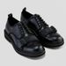 ShoeVault Beijiang Wolf Buckle Matte Leather British Style Lace-up Ins Trend Sole Men's Trendy Four Seasons Derby Shoes_vogvips.com
