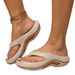 Flip-flops Women's Outerwear EVA Seaside Wear Beach Women's Pinch Sandals Beach Flip-flops_vogvips.com