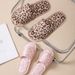 Cross-border EVA Silk Leopard Print Linen Slippers For Women, Simple European And American Style Indoor Home All-season Open-toe Cotton And Linen Slippers_vogvips.com
