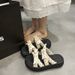 Thick-soled High-end Slippers Women, Summer Outdoor Wear, 2026 New Model, Suitable For Pairing With Skirts, Fairy-style_vogvips.com