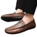 2026 New Fashionable Men's Loafers Spring And Summer, Trendy Casual Shoes, British Style Low-top Business Leather Shoes_vogvips.com