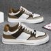 White Men's Summer New Breathable Male Students Korean Version Trendy Versatile Sports And Leisure Flat Shoes For Men_vogvips.com