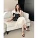 Weiwei Lady 2026 Elegant Square-Toed European And American Style High Heels, Sexy Leopard Print Slip-On Sandals For Women_vogvips.com