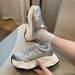 Platform Dad Shoes For Women 2025 New Hot Spring Summer Thin Mesh Breathable Height Increasing Casual Sneakers_vogvips.com