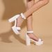 Large Size Platform High Heels Women S New Line Bag With Fashion Sandals_vogvips.com