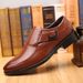 Men's Casual Leather Shoes Soft PU Upper Comfortable Low-Top Business Formal Slip-On Loafers For Daily Wear Formal Business Shoes, New British Shoes_vogvips.com