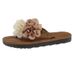 Women's Cute Floral Flat Flip Flops Summer Wear Easy Match Skirts Versatile Flip Flops_vogvips.com
