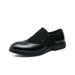 Euro Step Men's Brogue Carved Gentleman Business Leather Large Size Fashion Trend Loafers Slip-On Shoes_vogvips.com