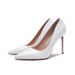 MTX Minimalist Style Shallow Mouth Slimming Thin Heel Women's Single Shoes 2025 Spring New Nude Color Pointed Toe Patent_vogvips.com