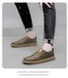 Casual Round Head Lace-up Board Shoes Men's Low-top Breathable Sports Hand-scratched Little White Men's Shoes_vogvips.com