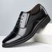 Suitable For All Seasons Spring And Autumn Three Festival Bright Patent Formal Security Professional Business Men's Leather Shoes, Large Size_vogvips.com