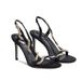 Summer New One-word Strap High Heels Temperament Rhinestone Snake Shape Same Open-toed Sandals Women's Stiletto_vogvips.com