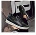 Board Shoes Inner Height Increase Cowhide Breathable Leather Sot Sole One Pedal Casual Shoes_vogvips.com