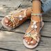 Women's Shoes 2025 New Large Size Women's Shoes Woven Bohemian Flat Sandals Fashion Outdoor Summer Beach Shoes_vogvips.com