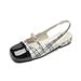 Baotou Sandals Women's Flat Bottom Wear French One-word Strap Single Shoes Small Fragrant Mary Jane Shoes_vogvips.com