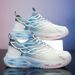 Fashion Men's Shoes Mesh Luminous Couple's Sports And Leisure Running Shoes Men's Teenagers Dad Shoes_vogvips.com