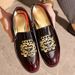 Unbeatable Quality Le Fu One Foot Breathable Non Stinky Men's Business High End Bean Shoes_vogvips.com
