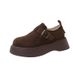 Thick Soled Boken Shoes, Women's New High Top Cotton Shoes, Lazy Shoes, Short Boots, Snow Boots_vogvips.com
