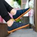 New Wide Head Running Sports Soft Sole Barefoot Shoes Men's And Women's Casual Flyweave Breathable Mesh Shoes_vogvips.com