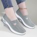 Women's Spring Casual Fashionable Women's Single Breathable Old Beijing Cloth Shoes, Cross-border Manufacturer Direct_vogvips.com