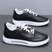 Men's Thick Soled Sports Shoes Soft Sole Casual Solid Color Height Increasing Spring 2025 New Style Versatile Wholesale Export_vogvips.com