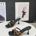 French Chic Criss-cross Leopard Print Stiletto Thong Sandals - New Summer High Heel Open-toe Mules_vogvips.com