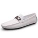 Doudou Men's Shoes Style Men's Casual Leather Shoes Lazy Driving Soft Sole_vogvips.com