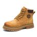 American Retro Locomotive Martin Boots Men's And Women's Velvet Platform-soled Couple's Tooling Boots Trendy Shoes_vogvips.com