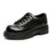 ShoeVault Leather Fashion Trend High Appearance Japanese British Style Low-top Derby Summer Versatile Casual Men's Shoes_vogvips.com